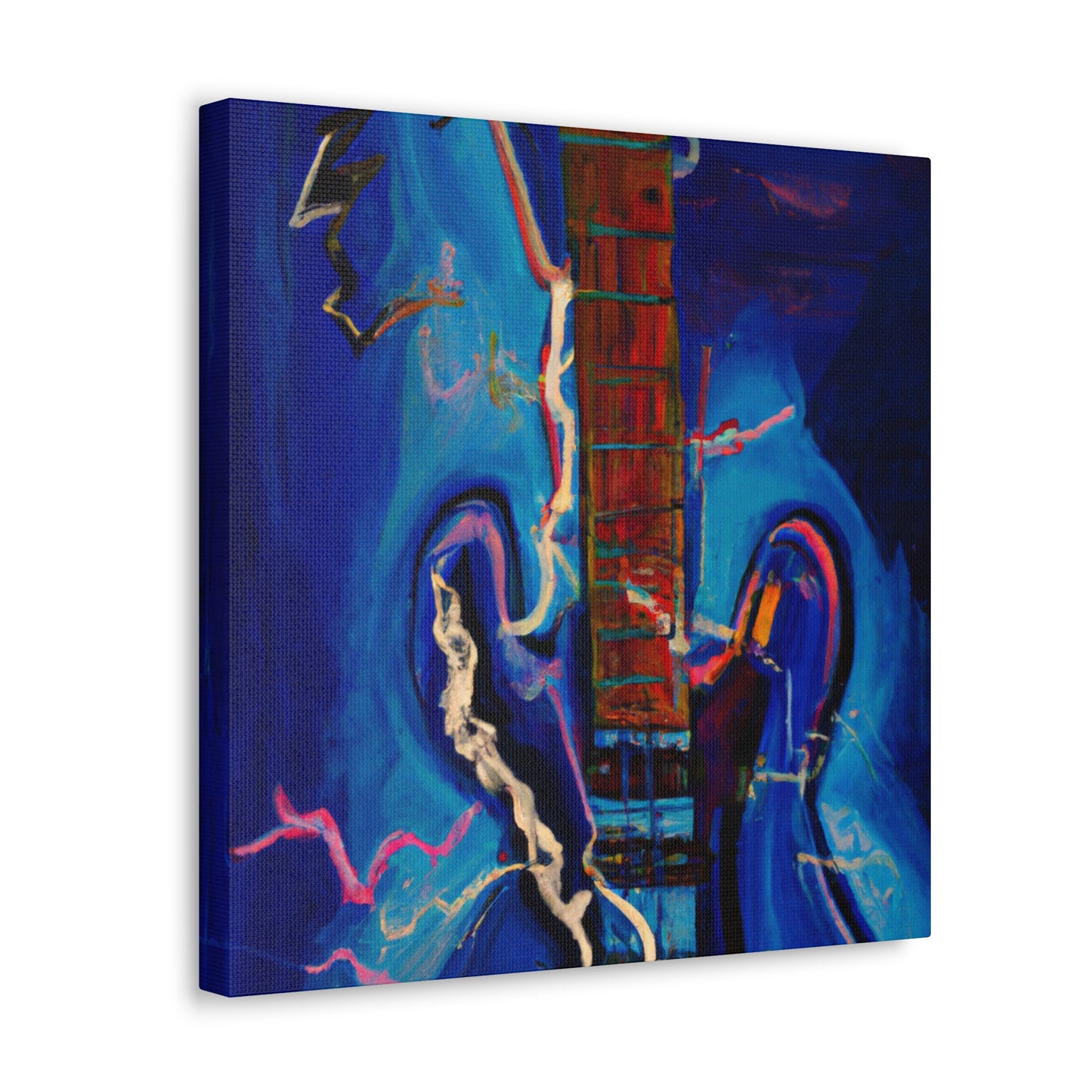 Electric Guitar Shimmering - Canvas