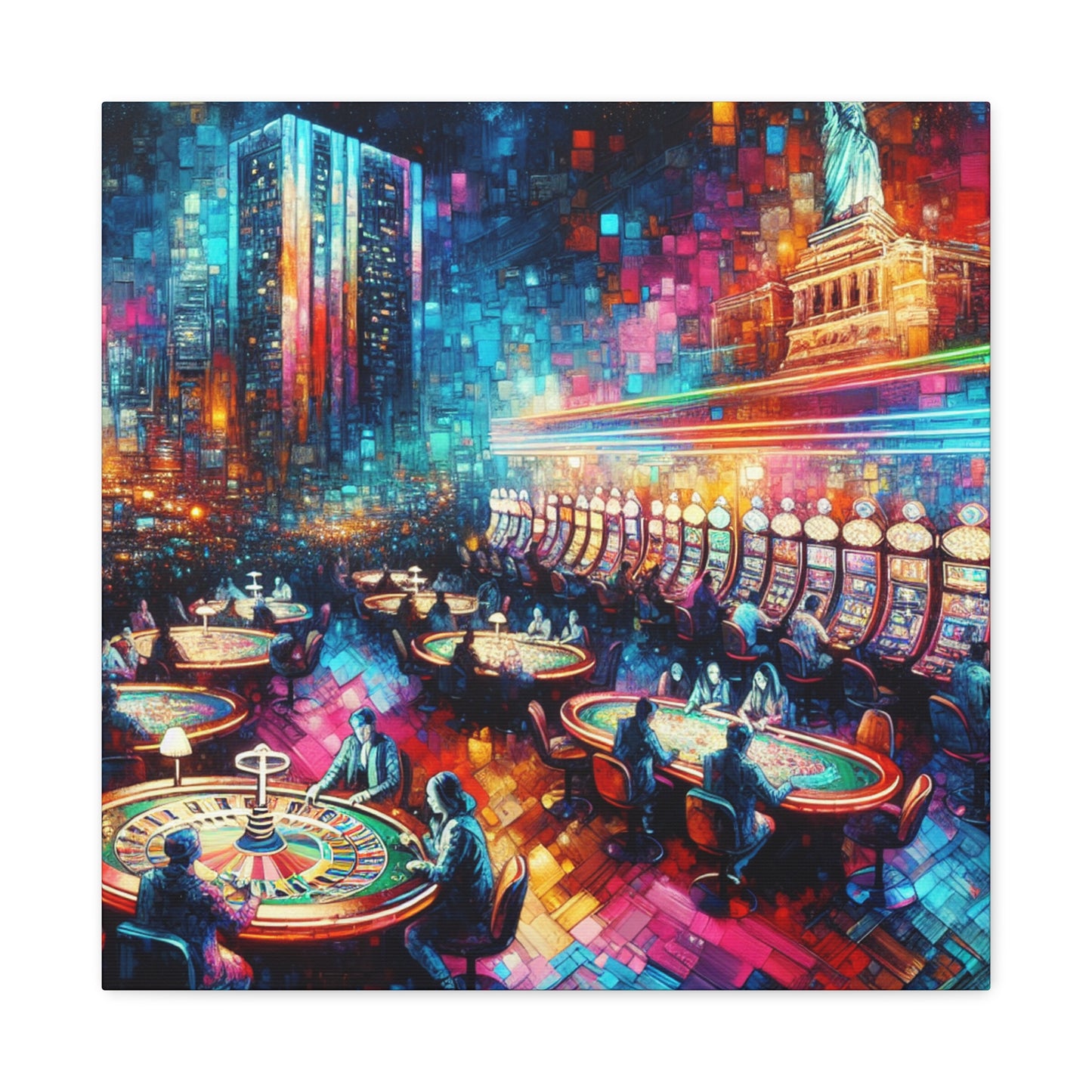 Gilded Dice Parlor - Canvas