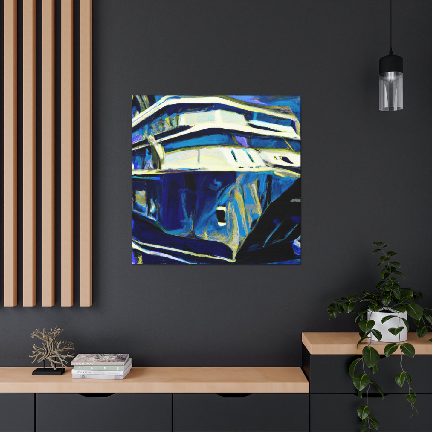 Cruise Ship Abstraction - Canvas