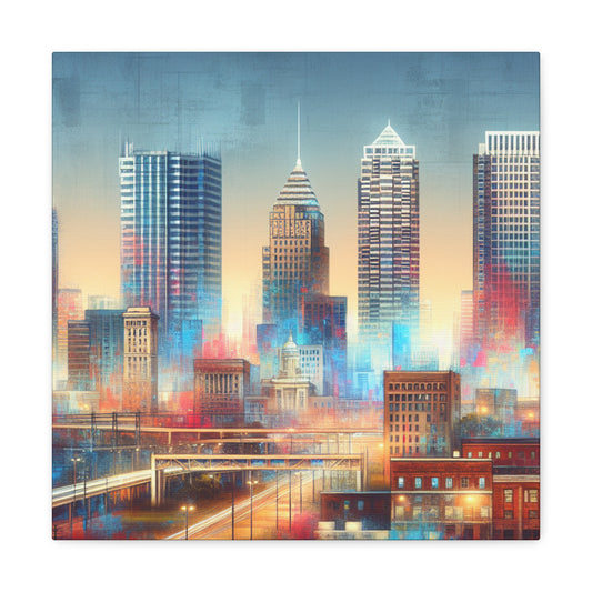 "Sunlit Tampa Dreamscape" - Canvas