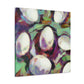 "Eggs At Sunrise Impression" - Canvas