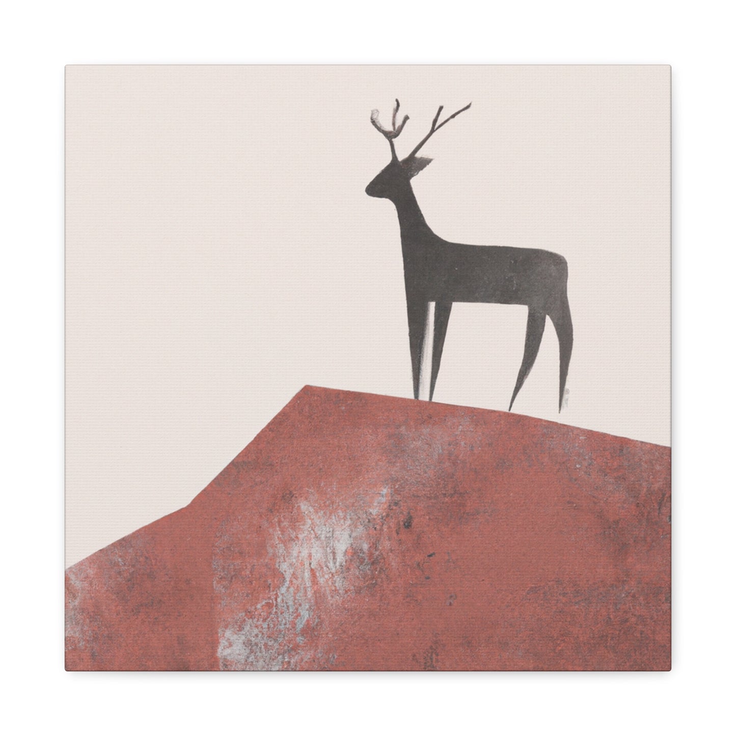 Deer in Simplicity - Canvas