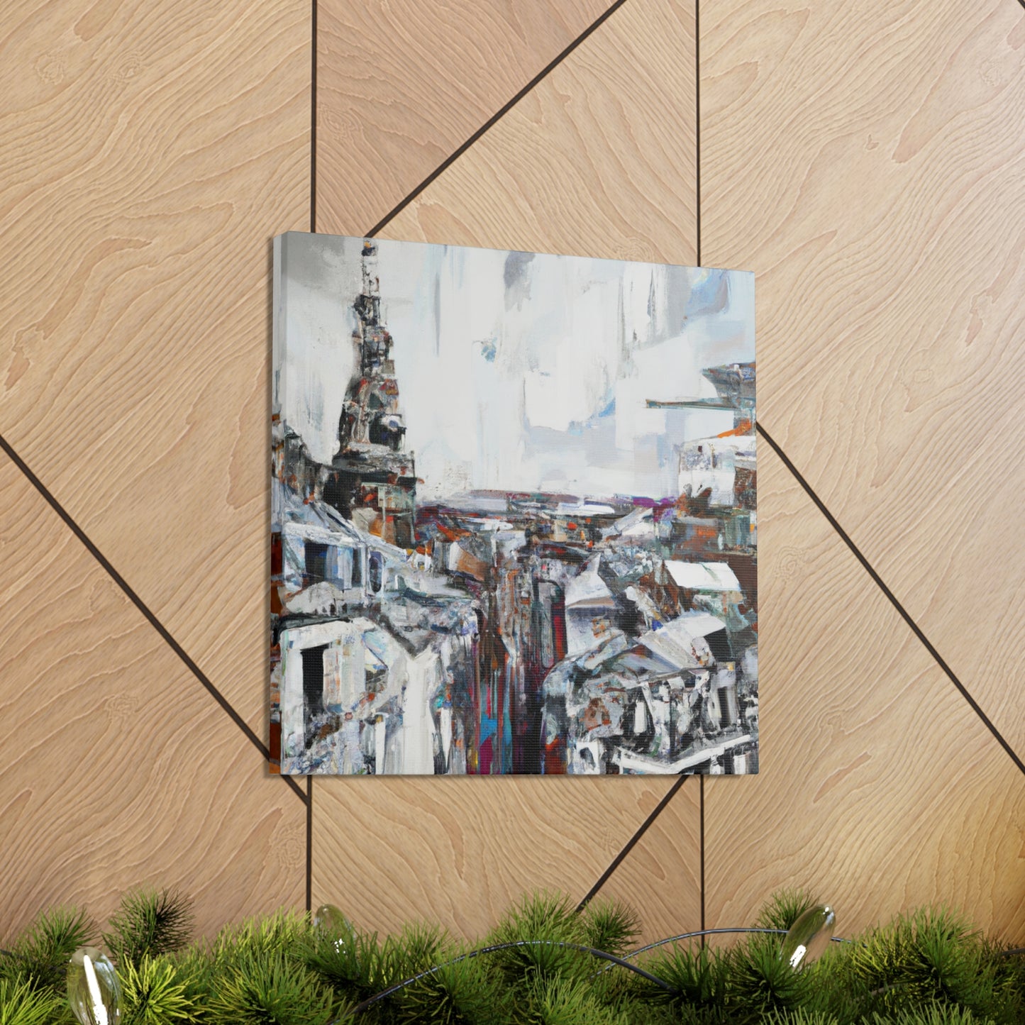 Victorian Time Panorama - Canvas