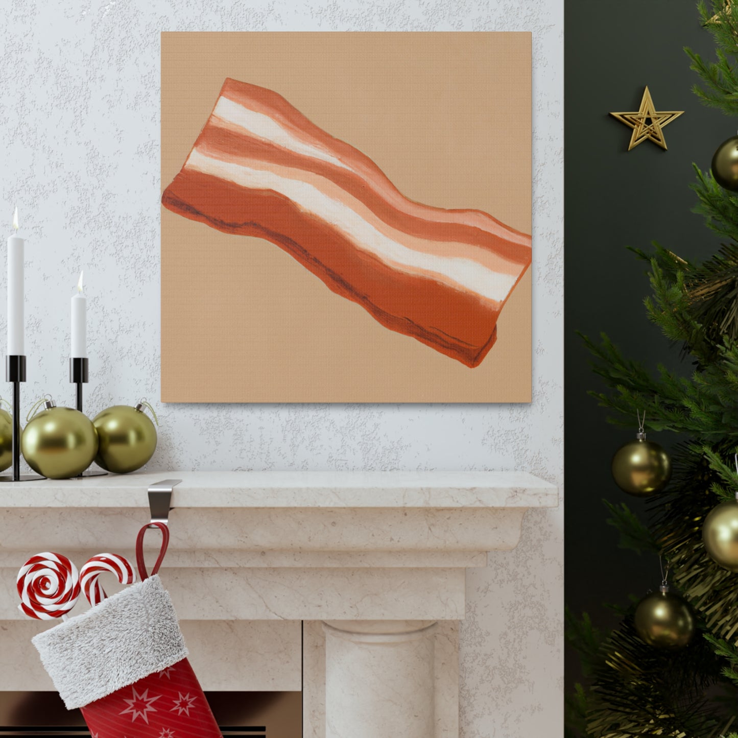 "Bacon Minimalism Dream" - Canvas