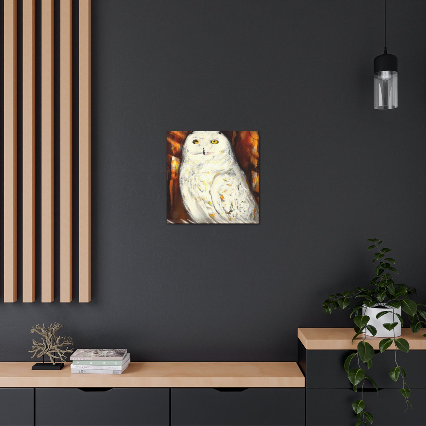 Snowy Owl Majestic Flight - Canvas