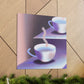 "Tea Cup Tranquility" - Canvas