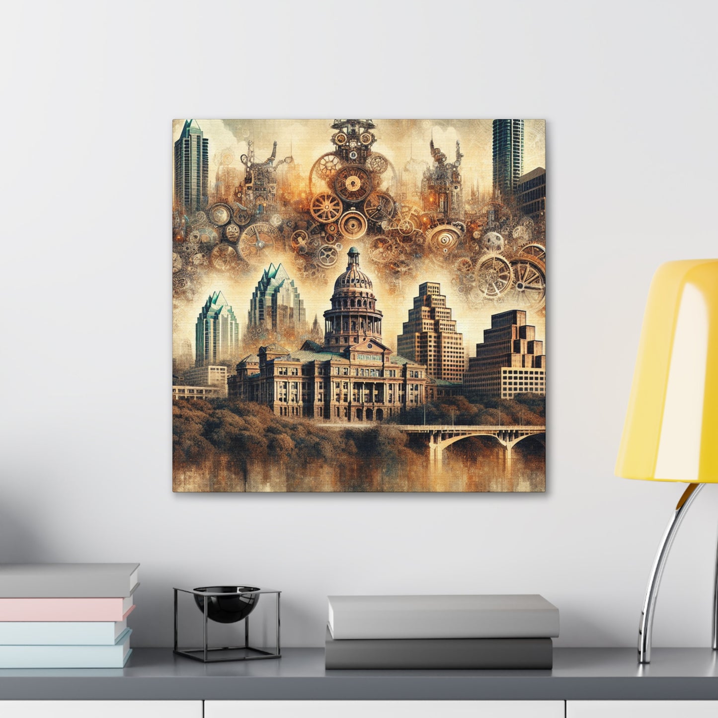 "Steam-powered Austin Enchantment" - Canvas