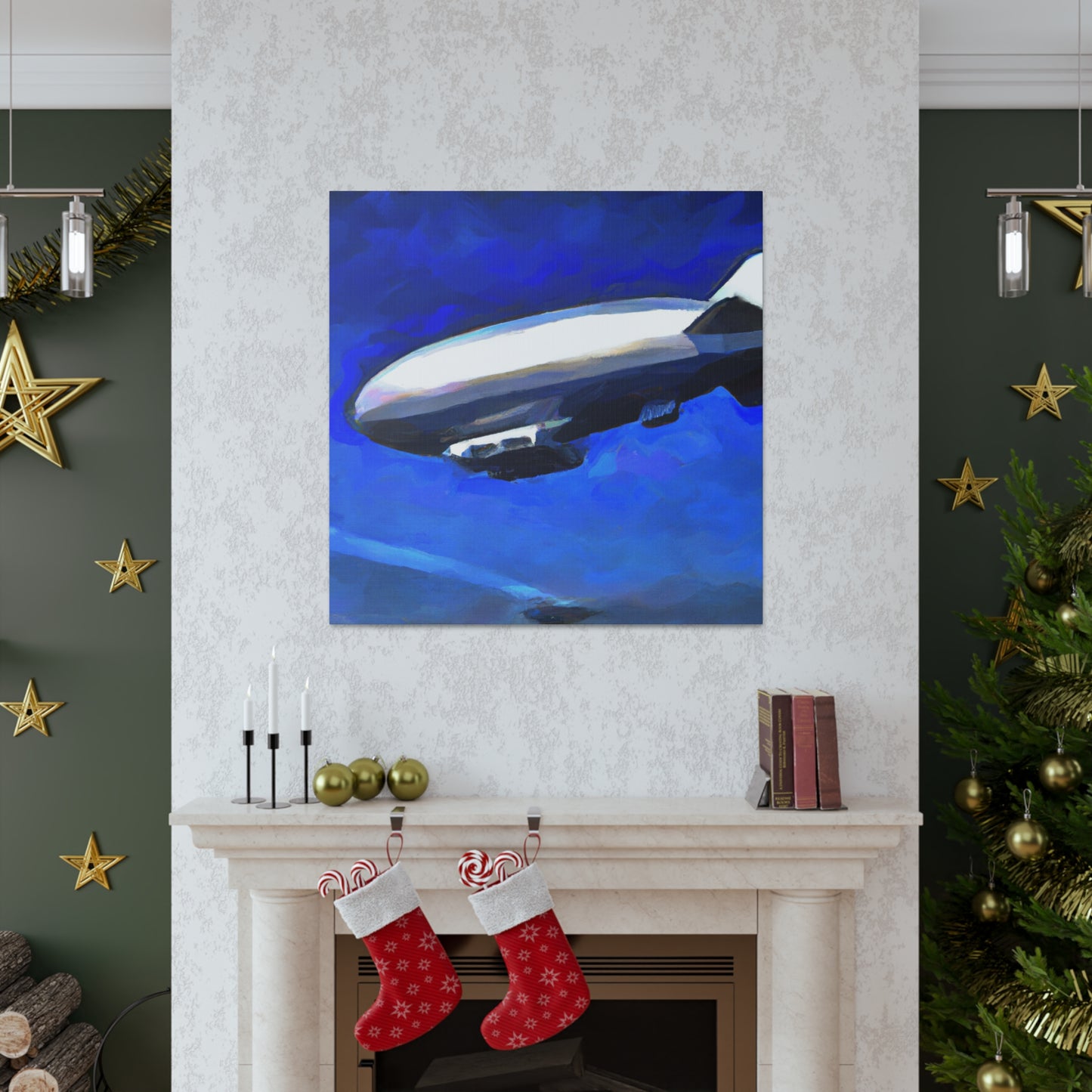 Floating Awe Blimp - Canvas