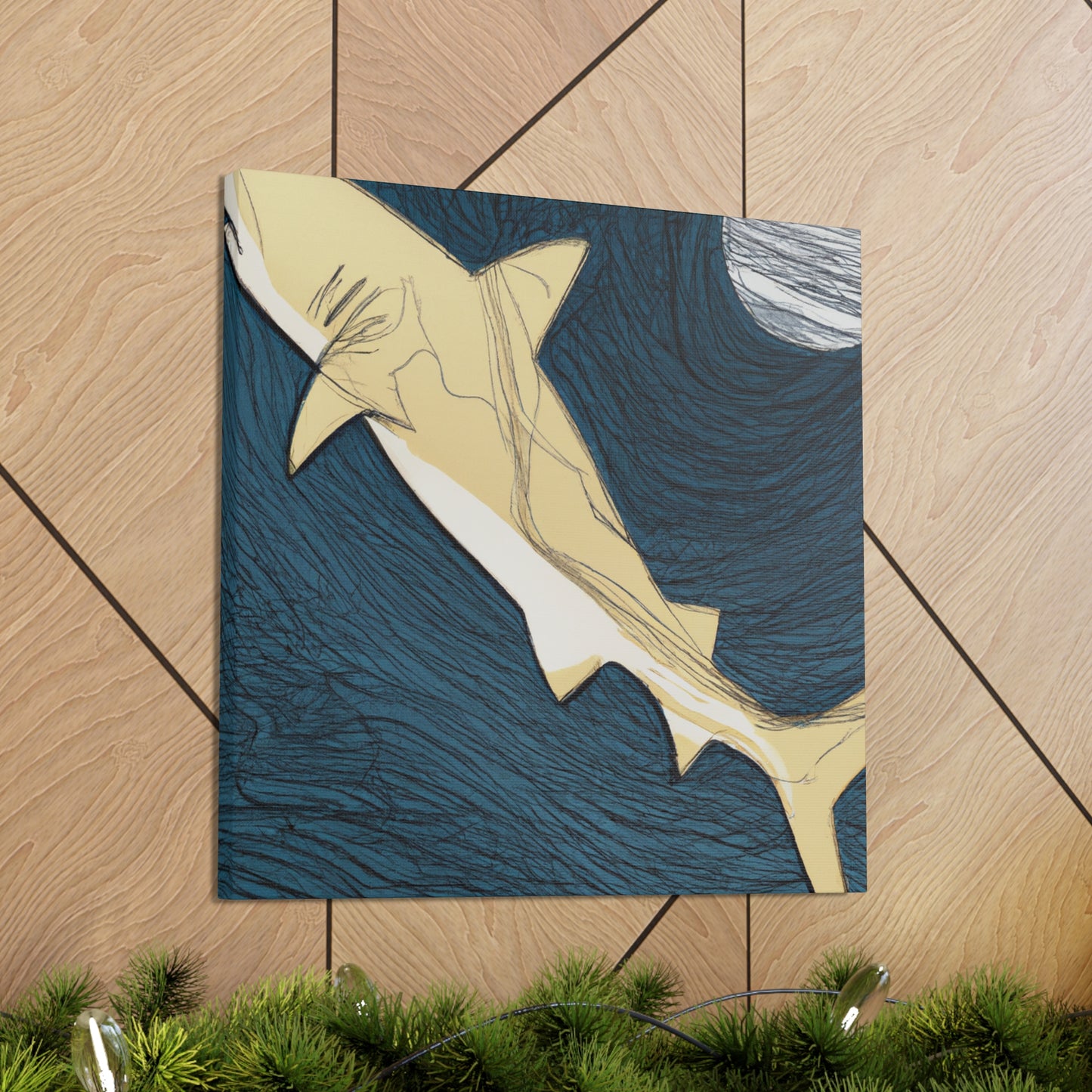 "The Shark's Dreamscape" - Canvas