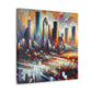 "Majestic Vistas of Houston" - Canvas