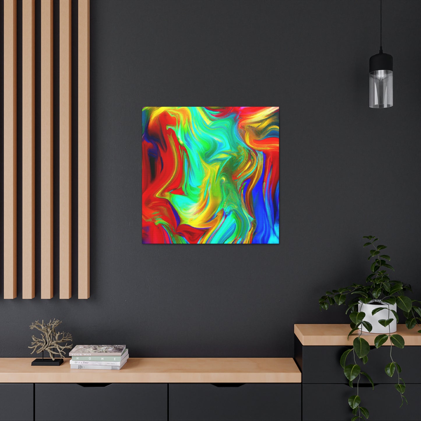 "Divine Radiant Brushstrokes" - Canvas