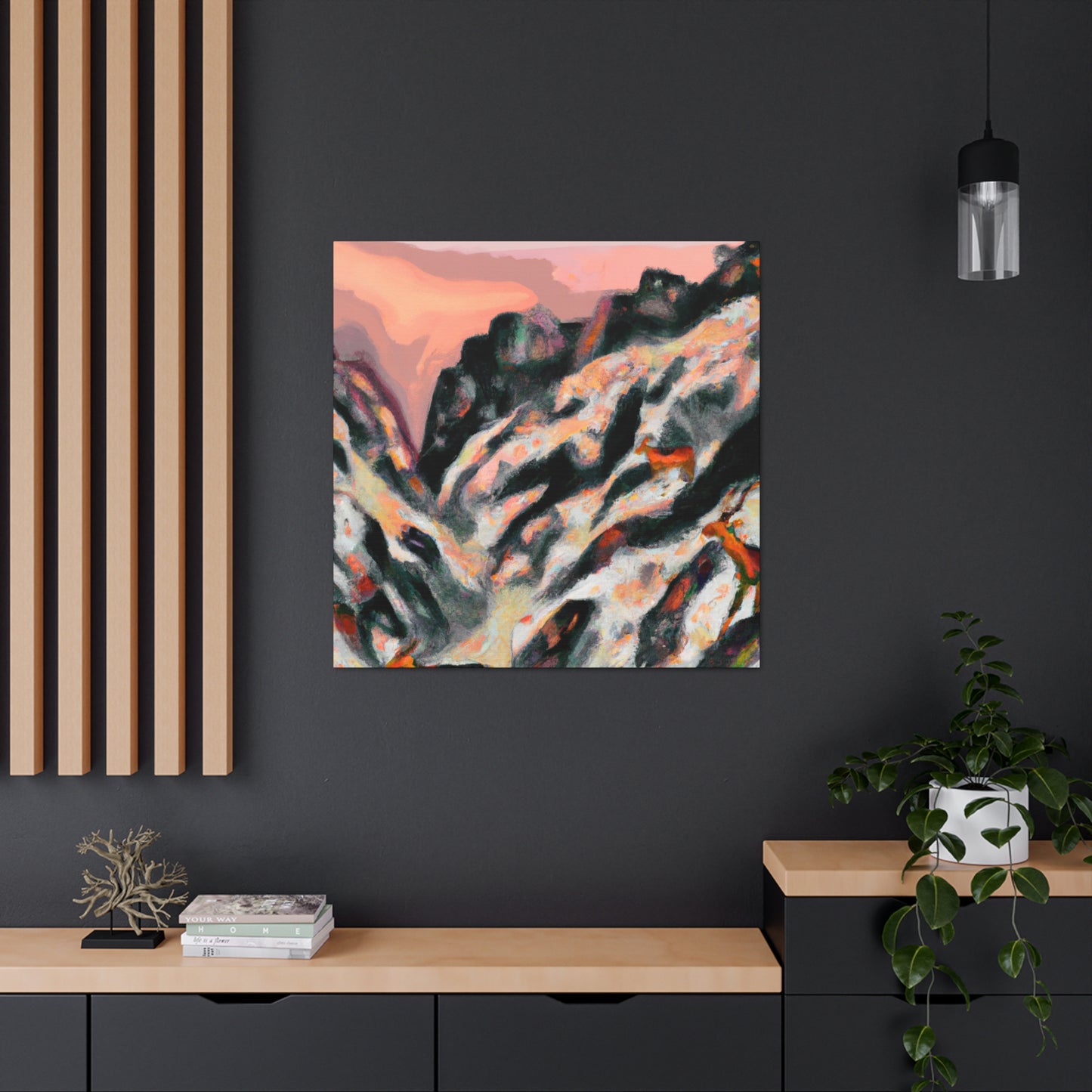 Ibex in Expressionism - Canvas