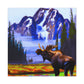 Moose at Sunrise - Canvas