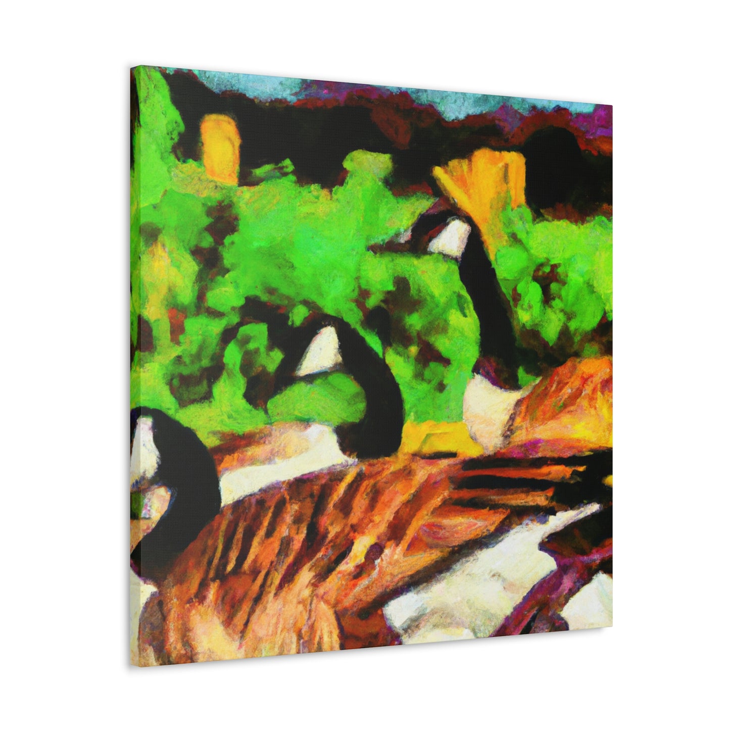 "Canada Goose Expressionism" - Canvas