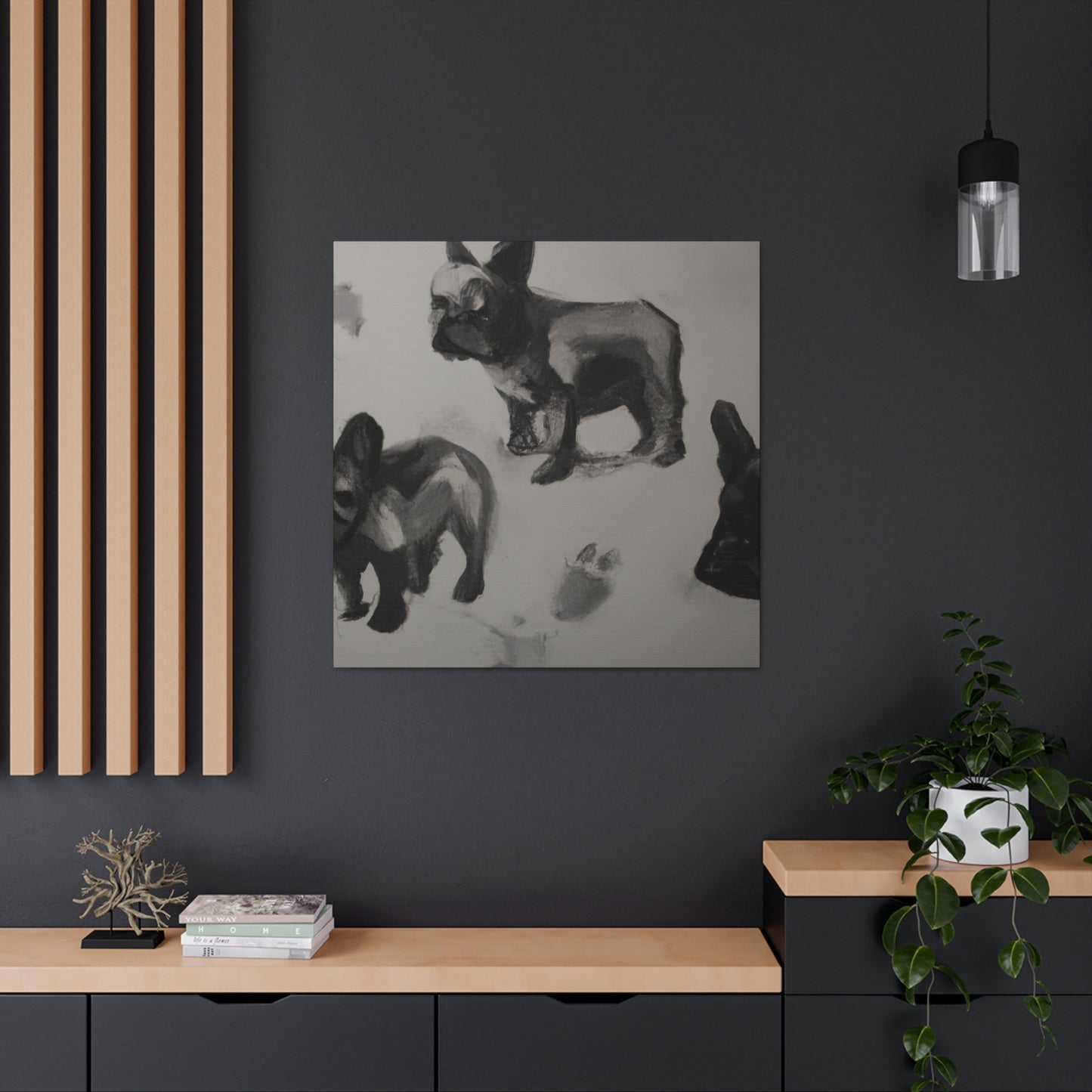 French Bulldog Majesty - Canvas