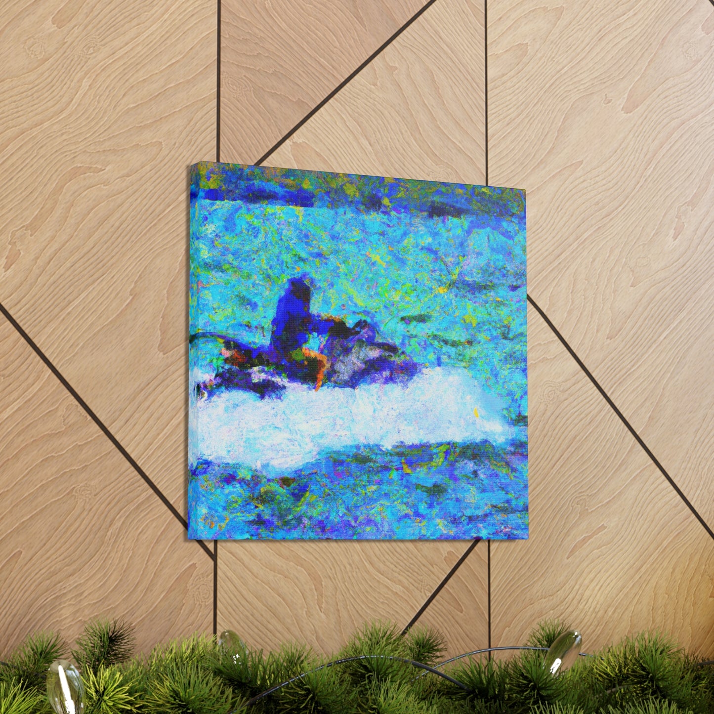 "Jet Skiing Impressionism" - Canvas