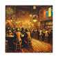 Western Saloon Scene - Canvas