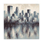 Cityscape Symphony Journey Home - Canvas