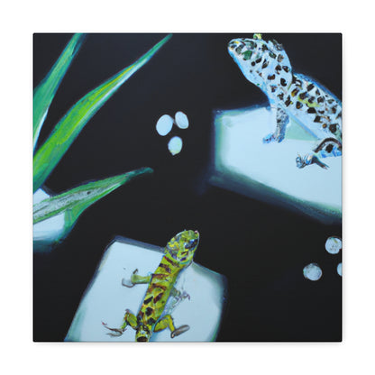 Gecko in Starlight Dream - Canvas