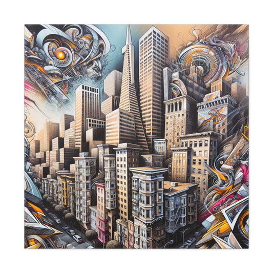 Ethereal Cityscapes of San Francisco - Canvas