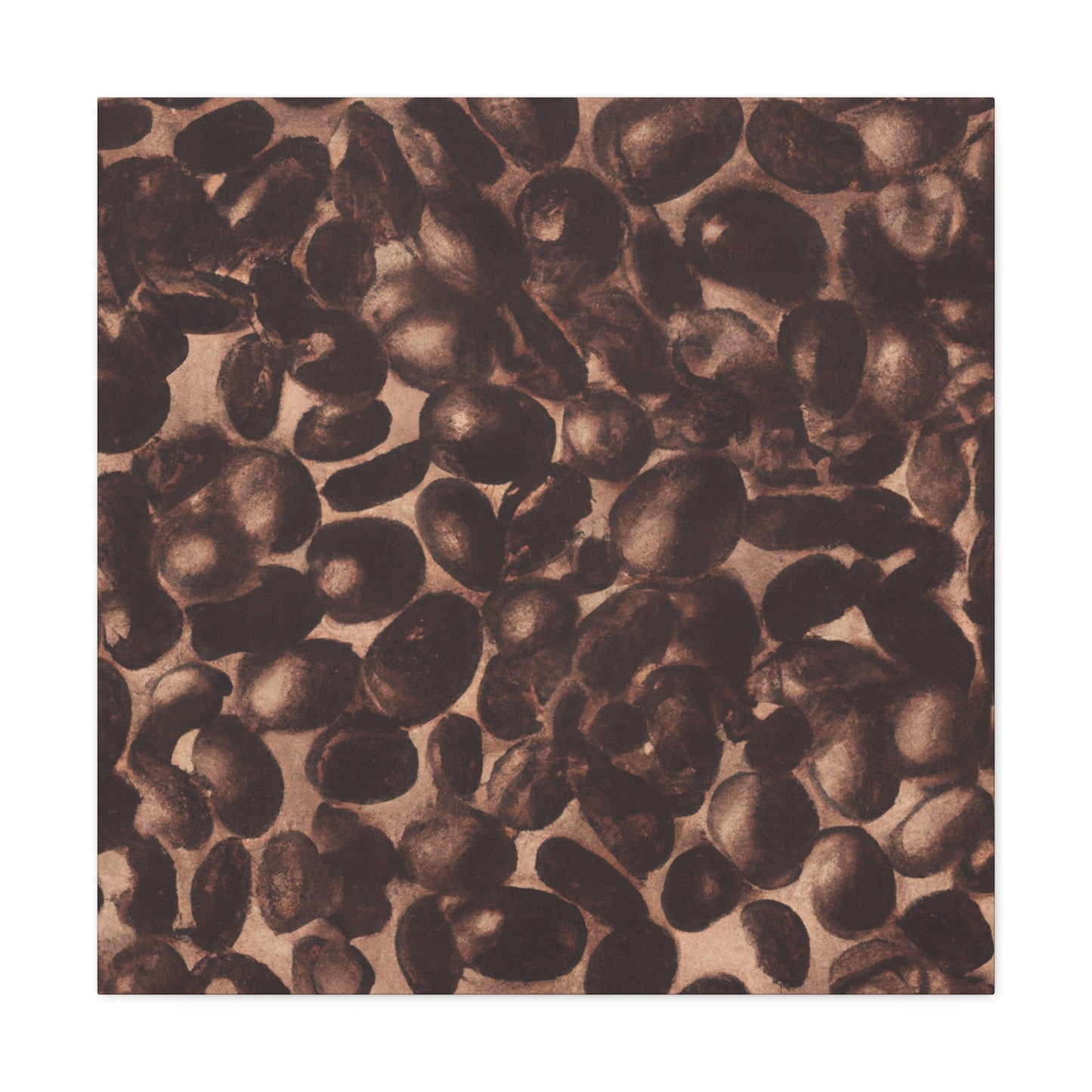 Coffee Beans in Color - Canvas