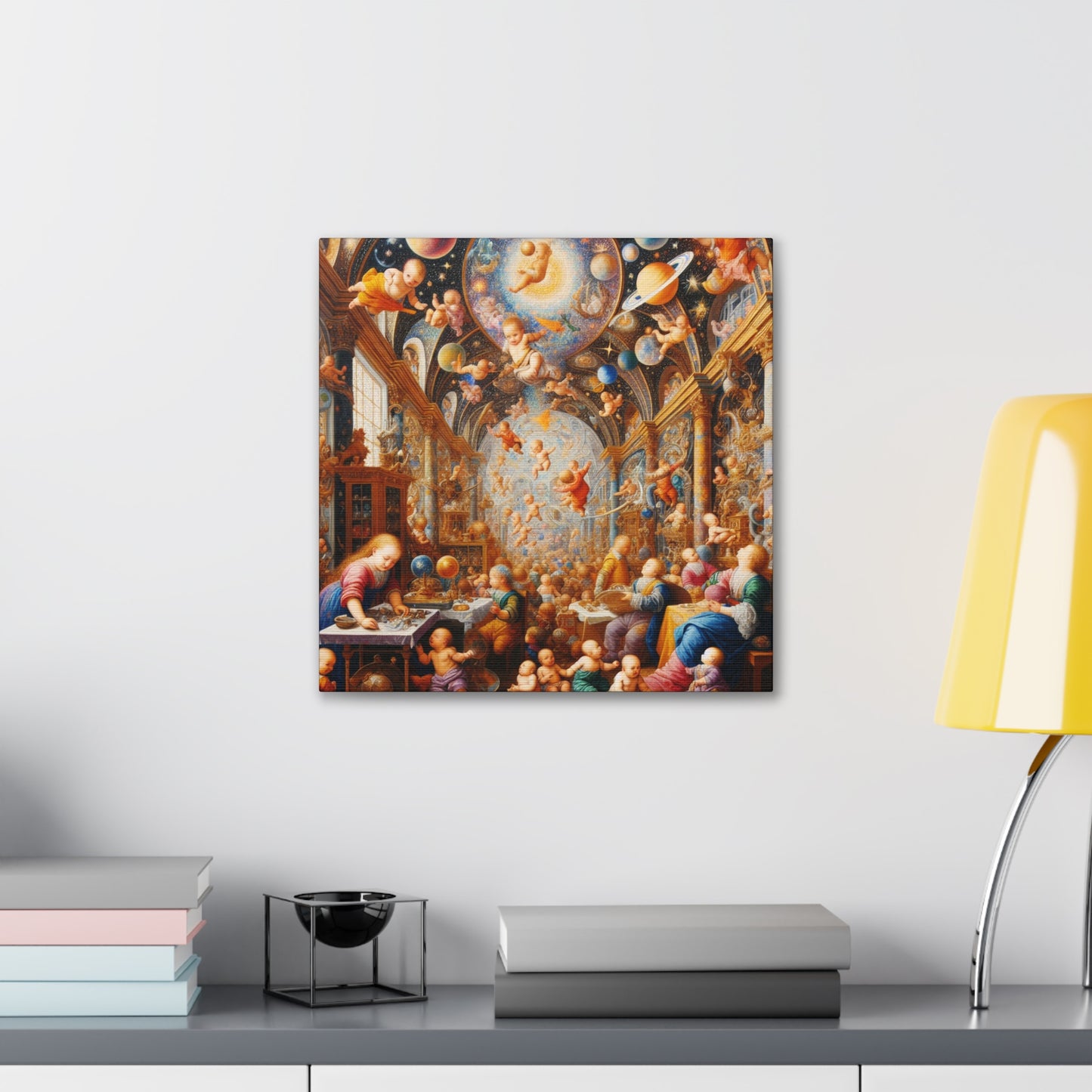 "Stellar Serenade: Celestial Harmonies" - Canvas