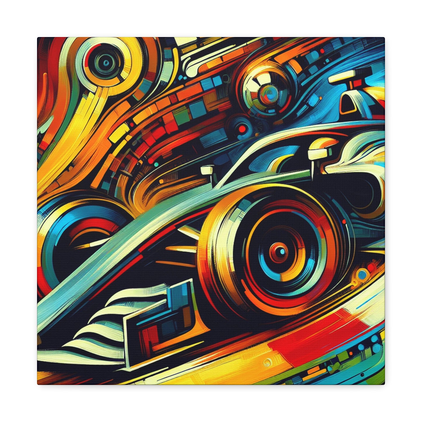 Rhythmic Circular Motion - Canvas