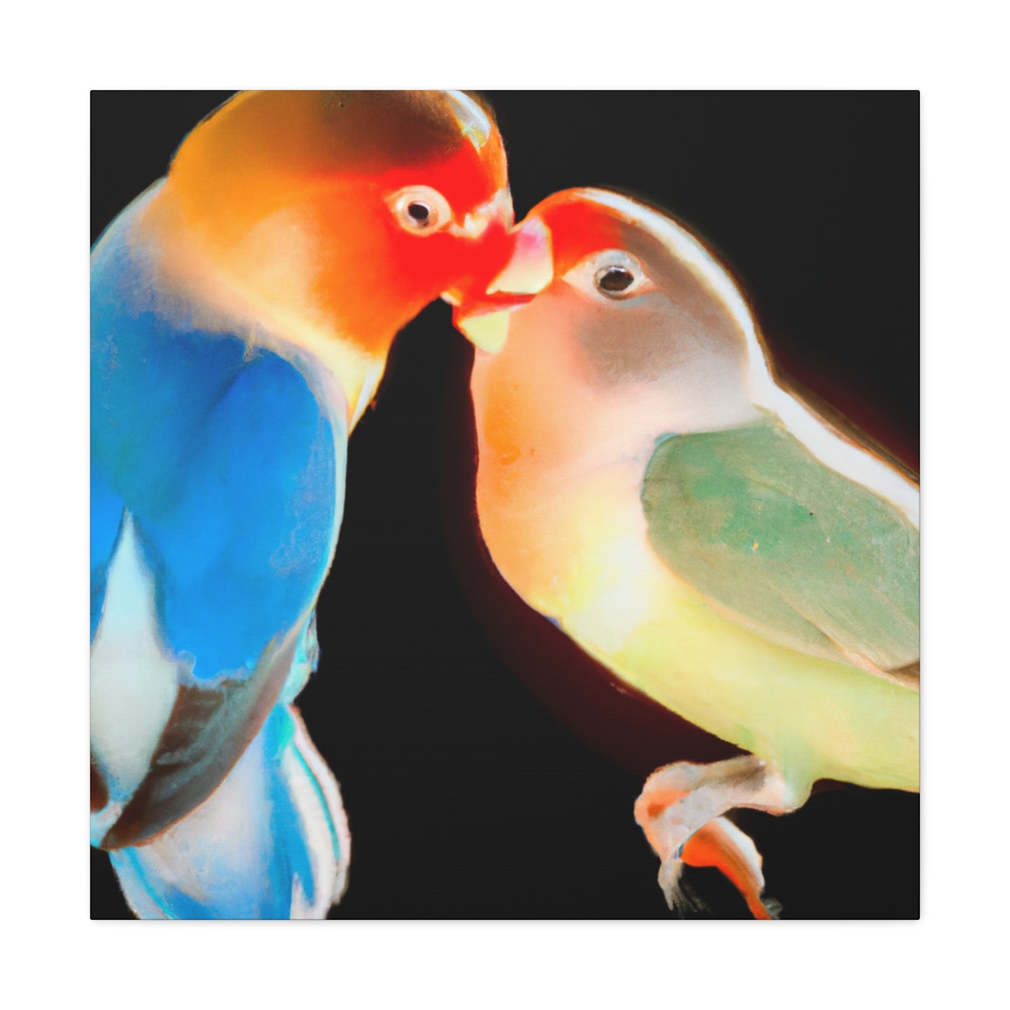 Lovebirds in Nirvana - Canvas