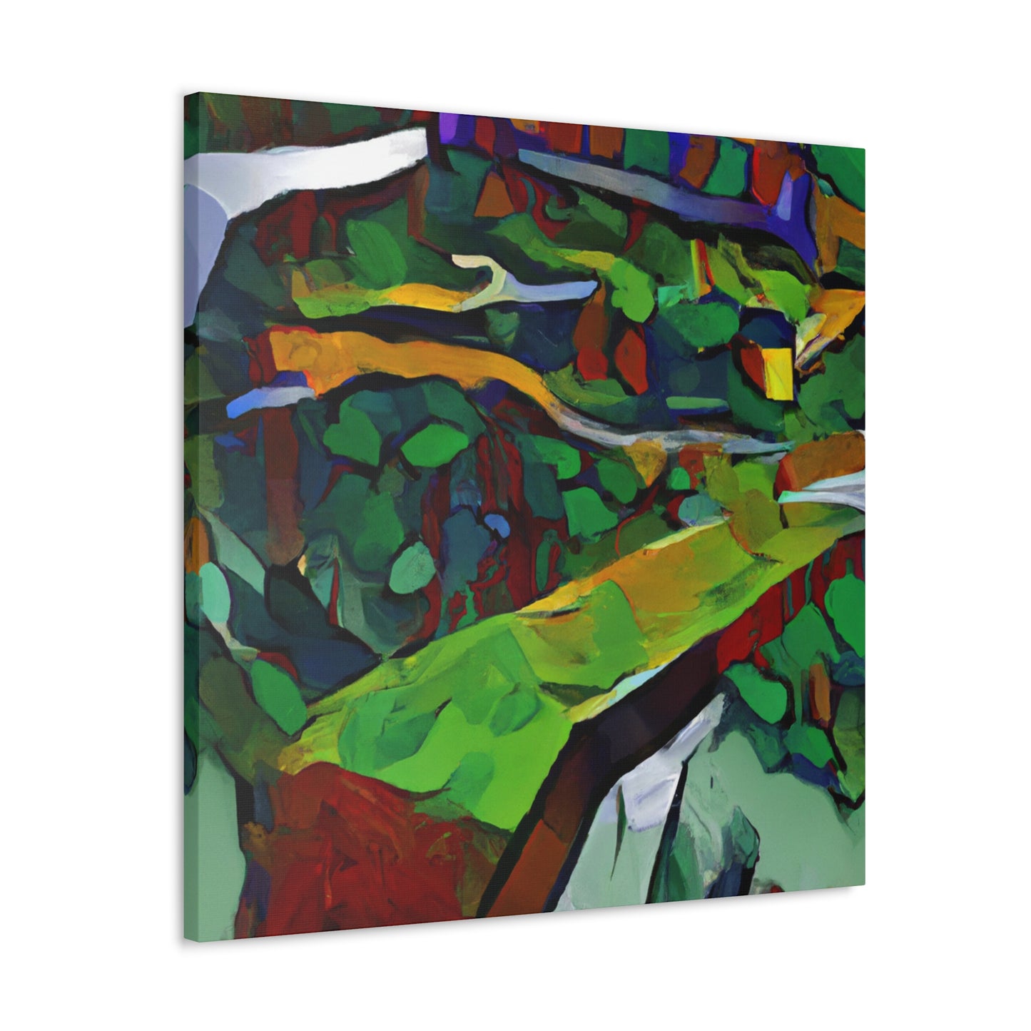 Forest Hues Ablaze - Canvas