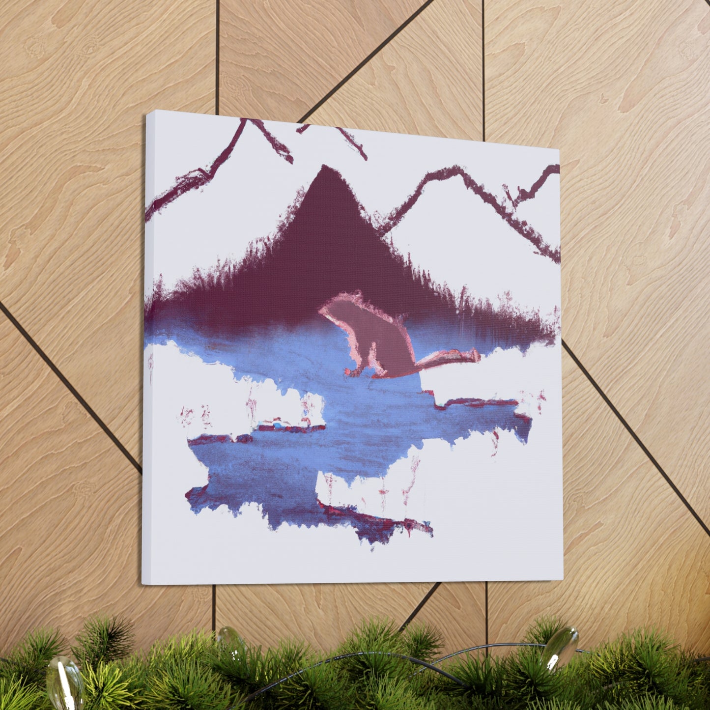 "Bubbly Beaver Bliss" - Canvas