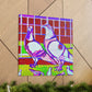 "Pigeon in the City" - Canvas