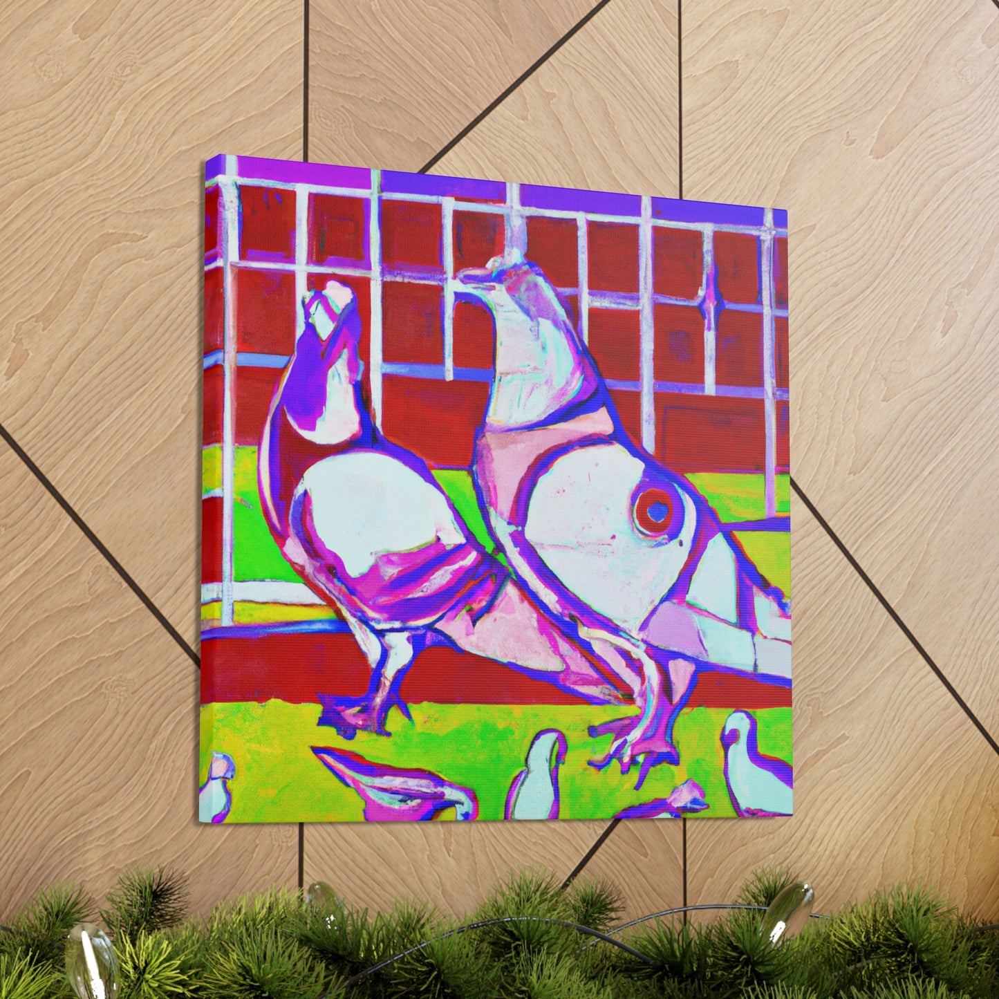 "Pigeon in the City" - Canvas