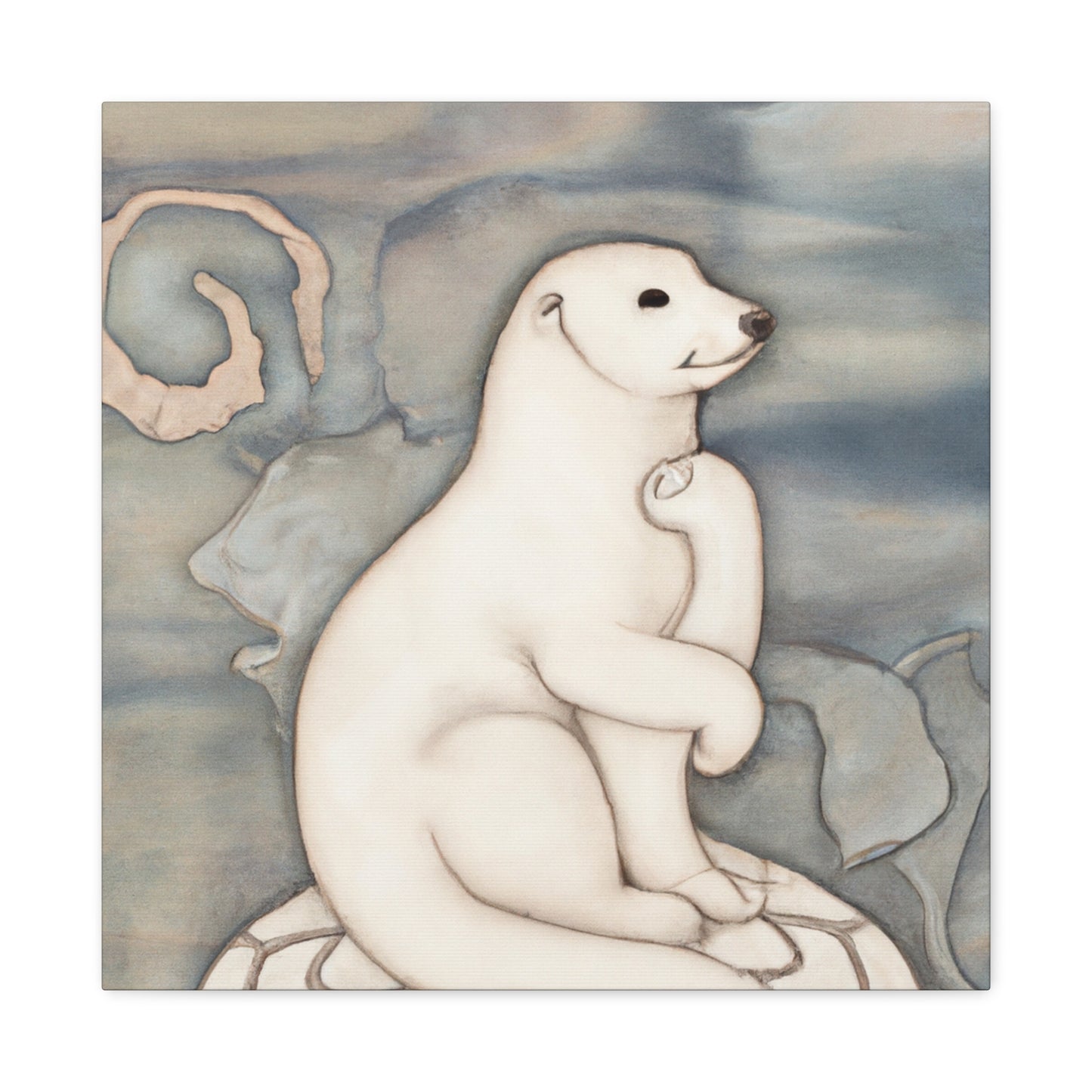 Ermine in Splendor. - Canvas