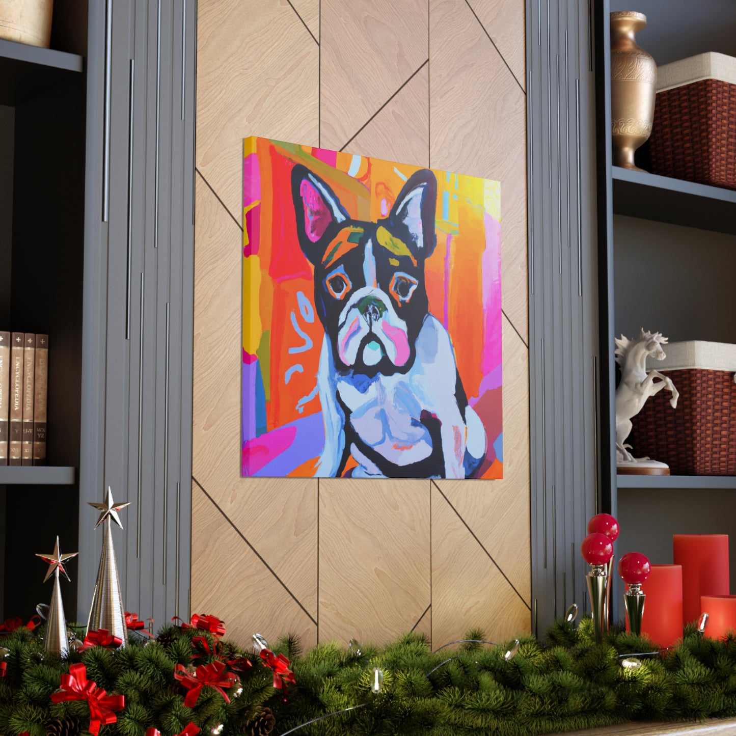 "French Bulldog Portrait" - Canvas