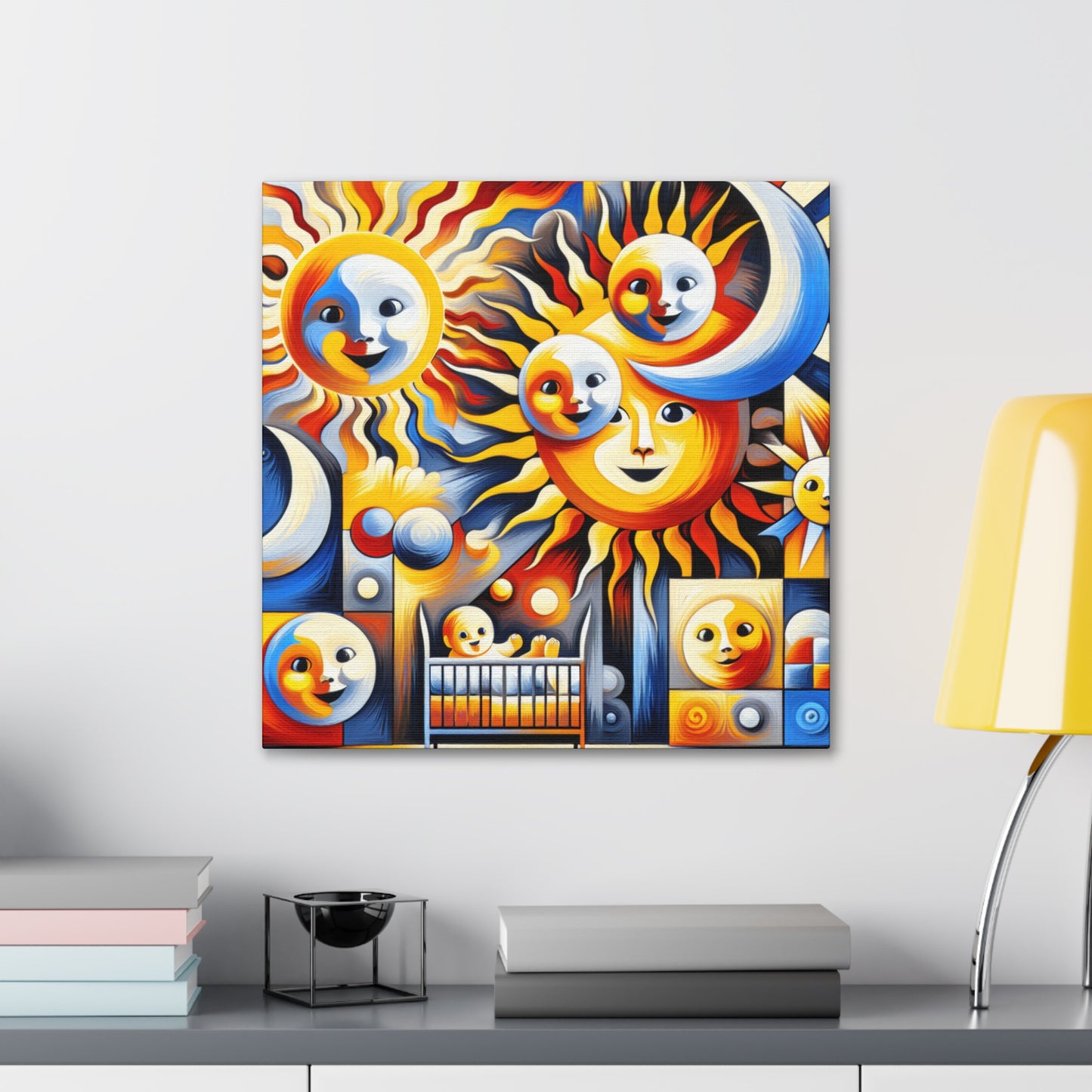 Joyful Celestial Encounters - Canvas