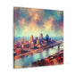 "Cincy Rhapsody in Colors" - Canvas