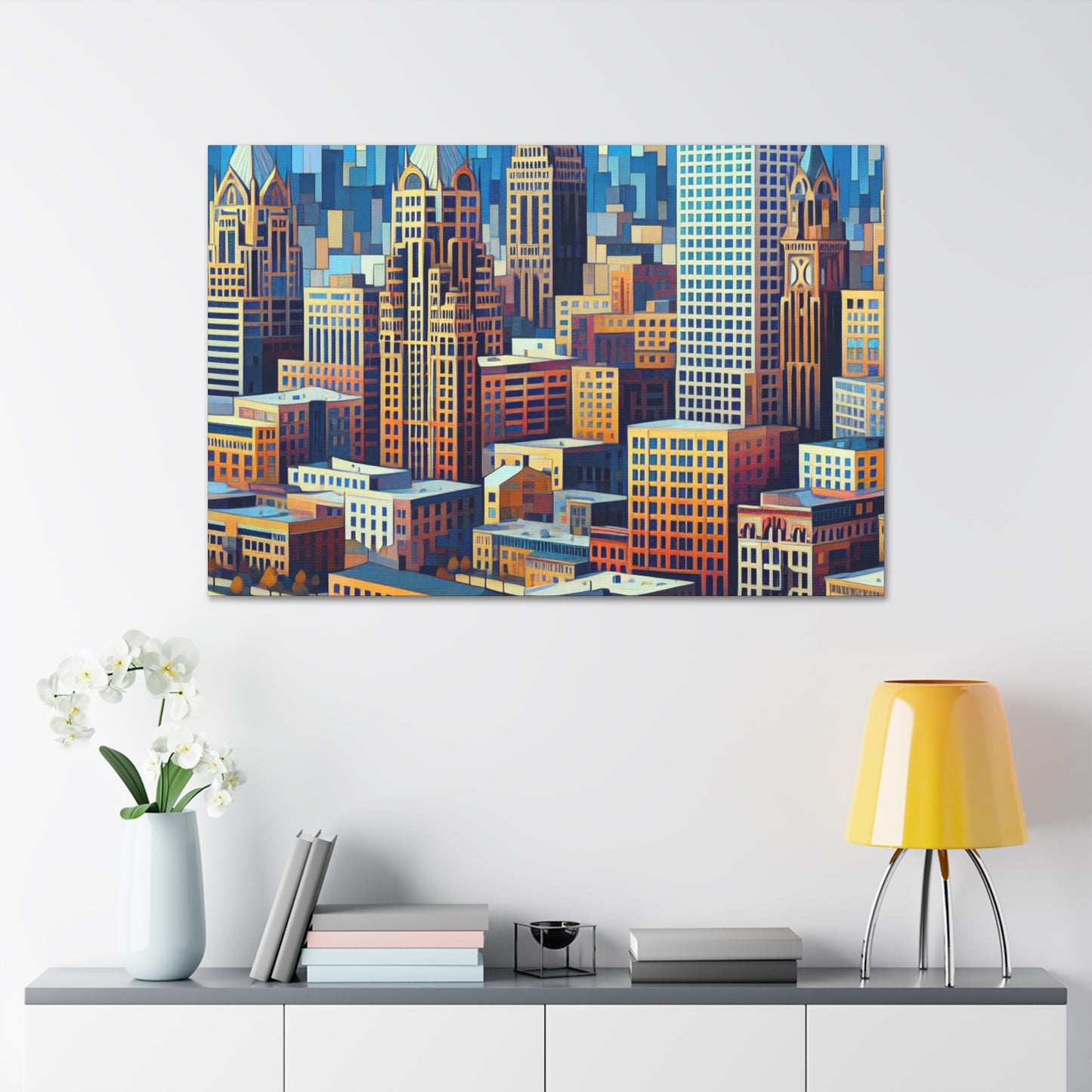 "Urban Symphonies Unveiled" - Canvas