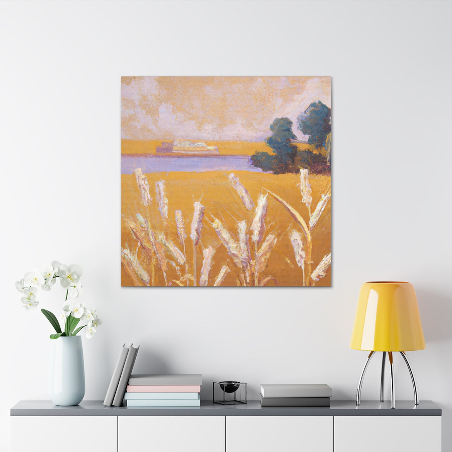 "Wheat Field Forever Gazing" - Canvas