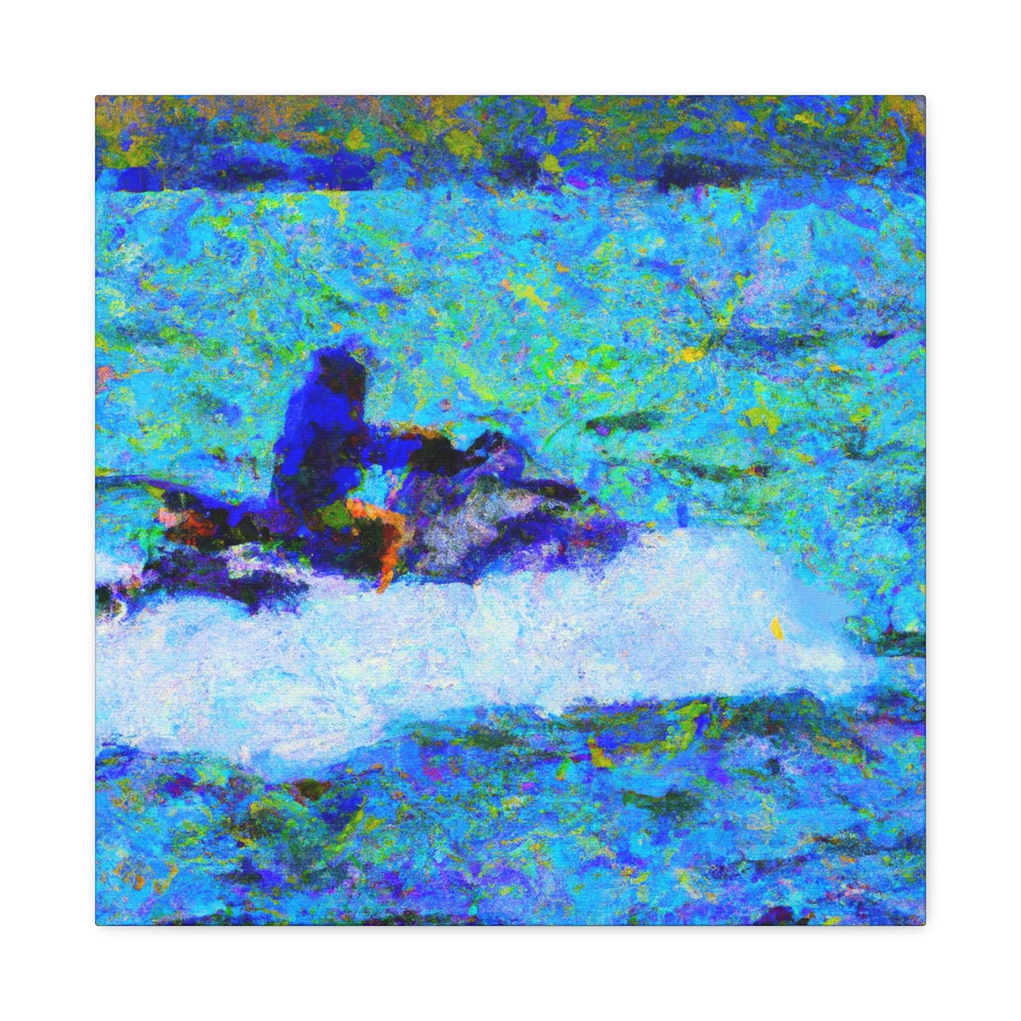 "Jet Skiing Impressionism" - Canvas