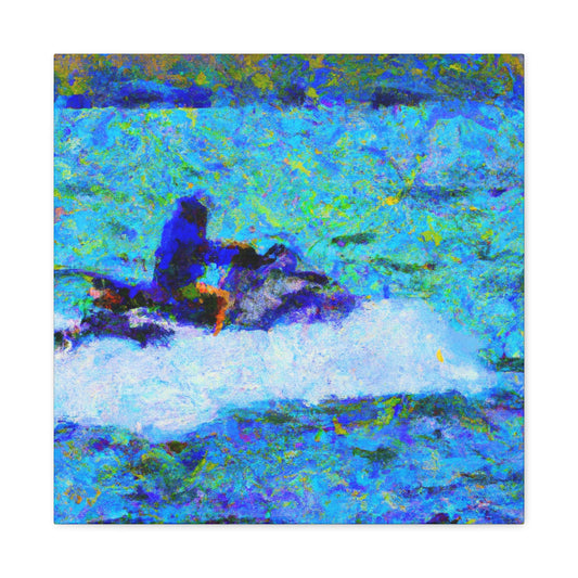 "Jet Skiing Impressionism" - Canvas