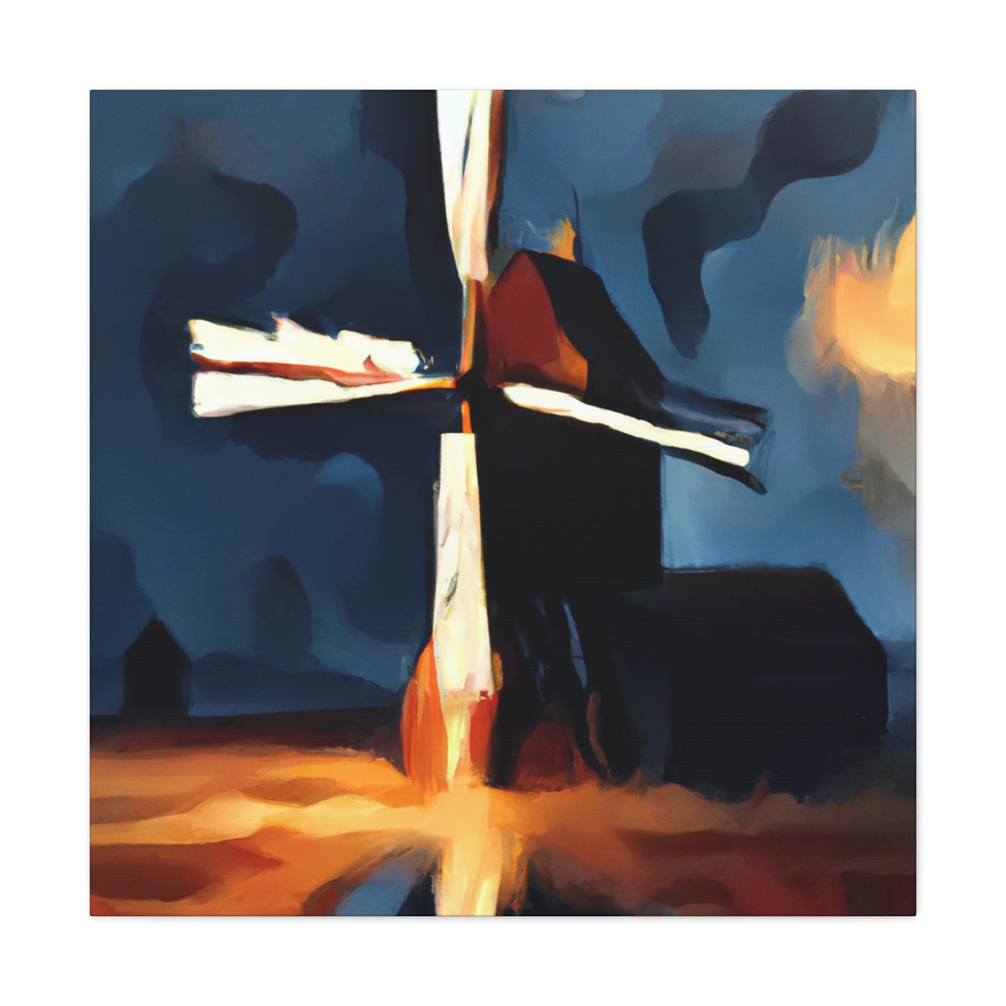 Windmill in Turbulence - Canvas