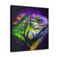 Green Iguana Dreamscape - Canvas