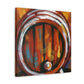 "Whisky Barrel Reflection" - Canvas