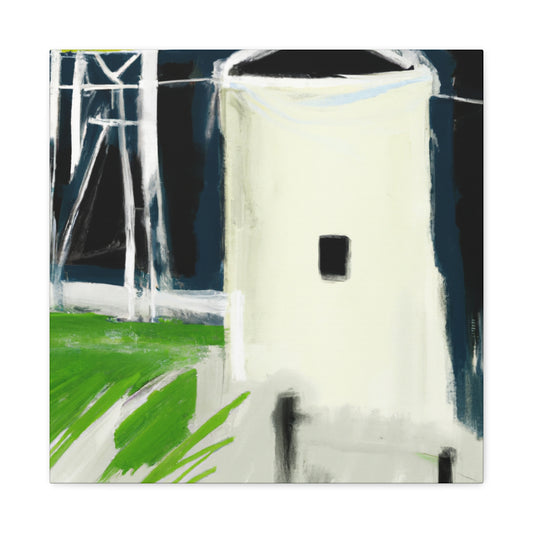 Water Tower Reflections - Canvas