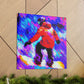 Snowboarding on Ice - Canvas