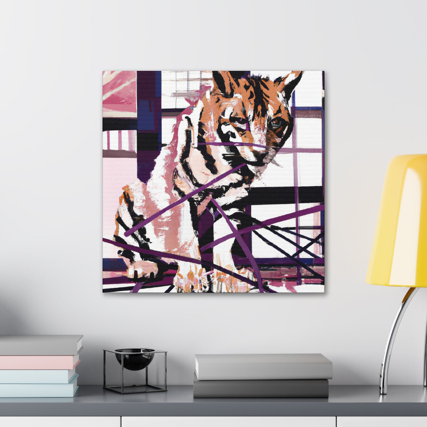 Tasmanian Tiger Roars - Canvas