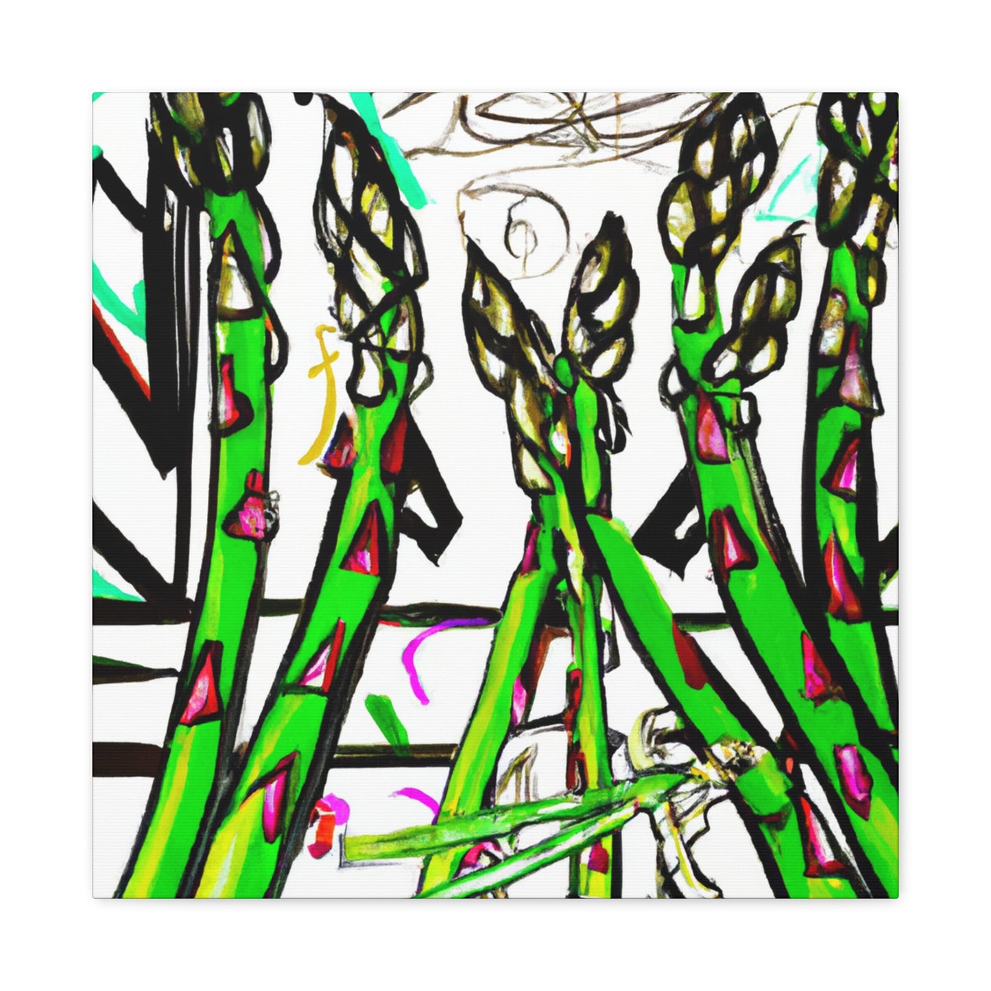 Asparagus Elegance Vision - Canvas