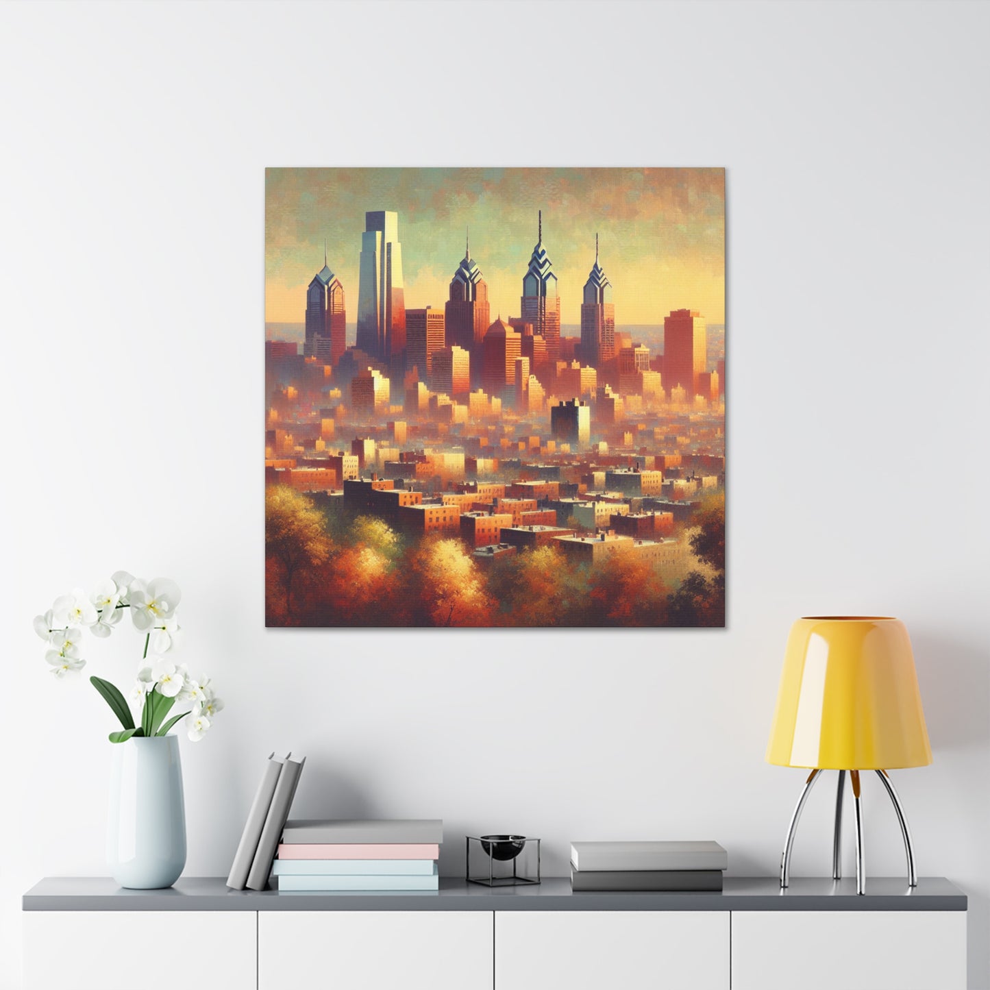 "Philadelphia's Renaissance Brilliance" - Canvas