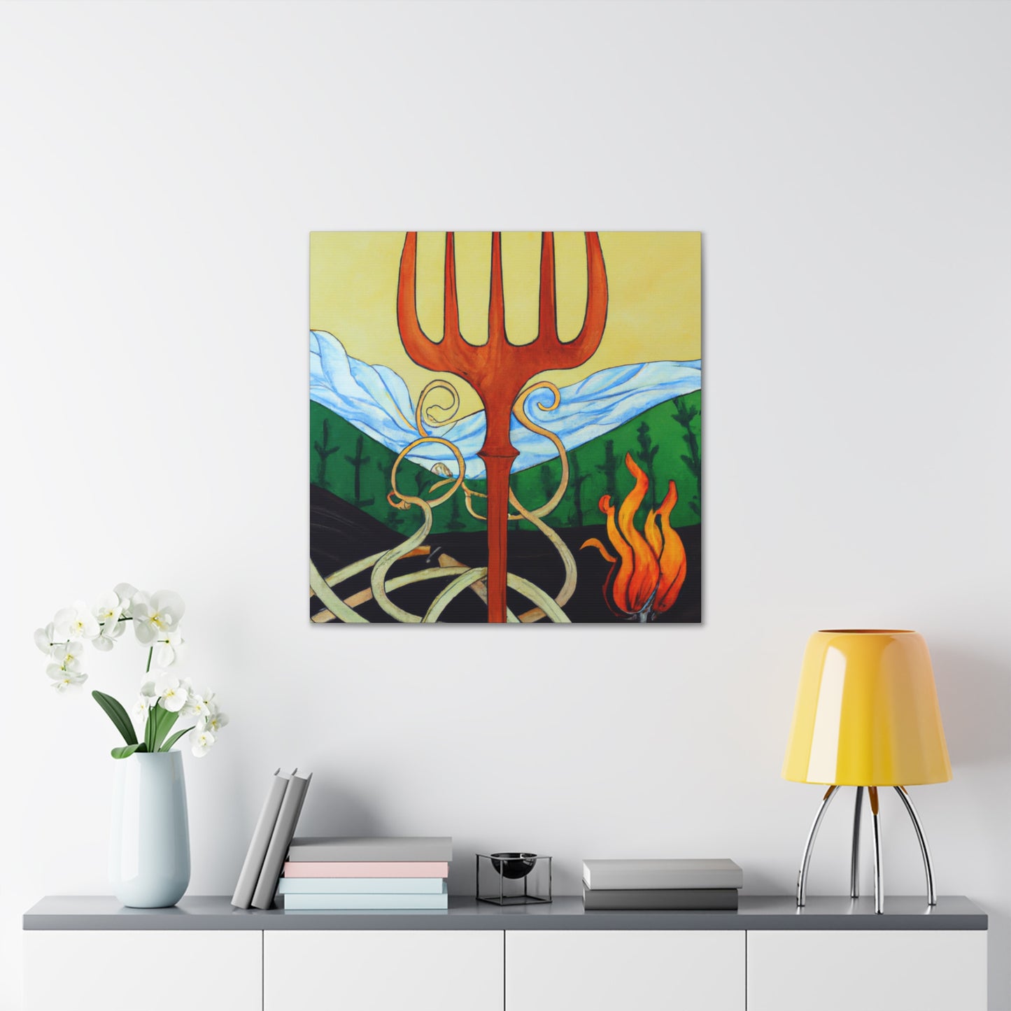 "The Pitchfork Beauty" - Canvas