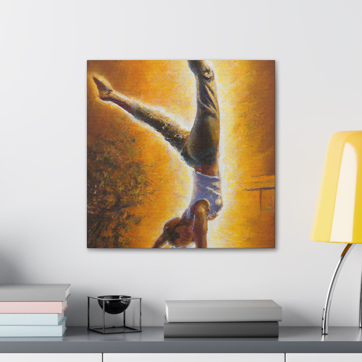 Yoga in Reflection - Canvas